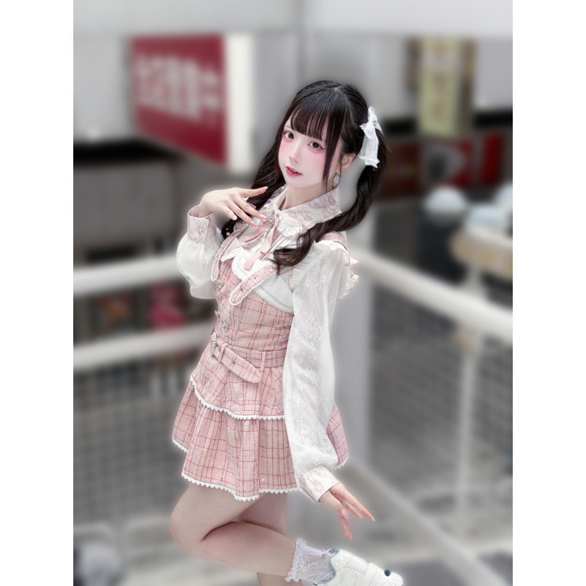 地雷系・量産型チェック柄JSKセットアップ：JSK | Maiden's Rêve