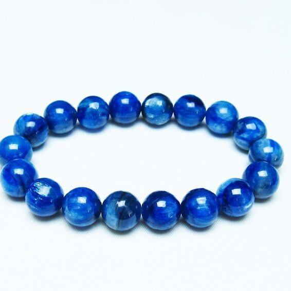 カイヤナイト ブレスレット 11mm 一点物 メール便可 [M便 1/10] 111-48125