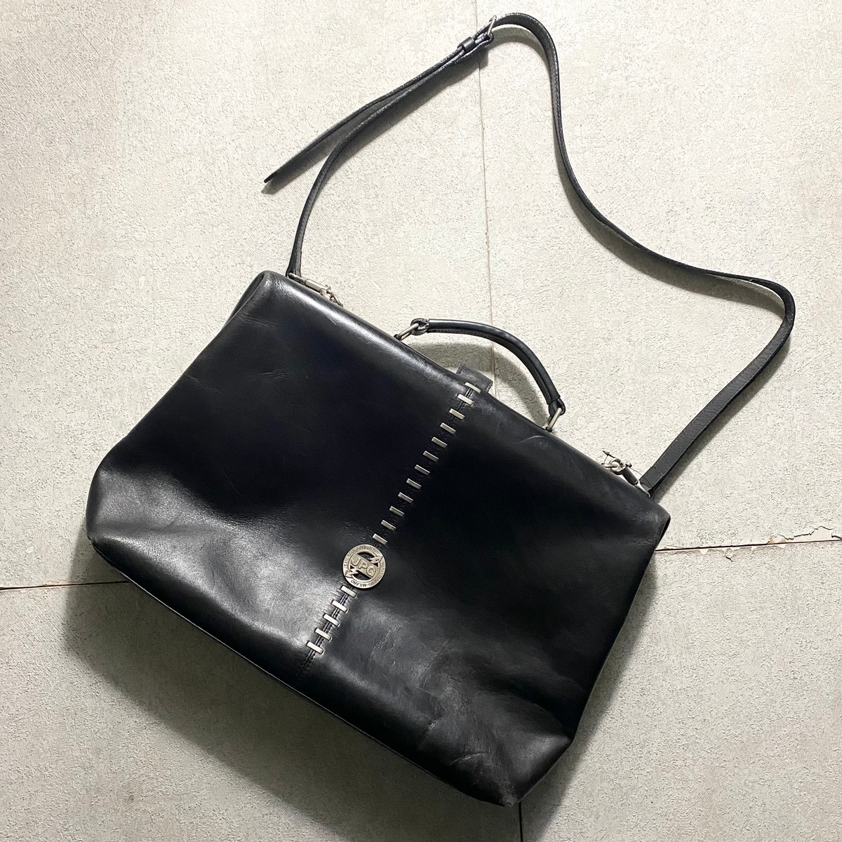 JEAN PAUL GAULTIER leather doctor bag | NOIR ONLINE