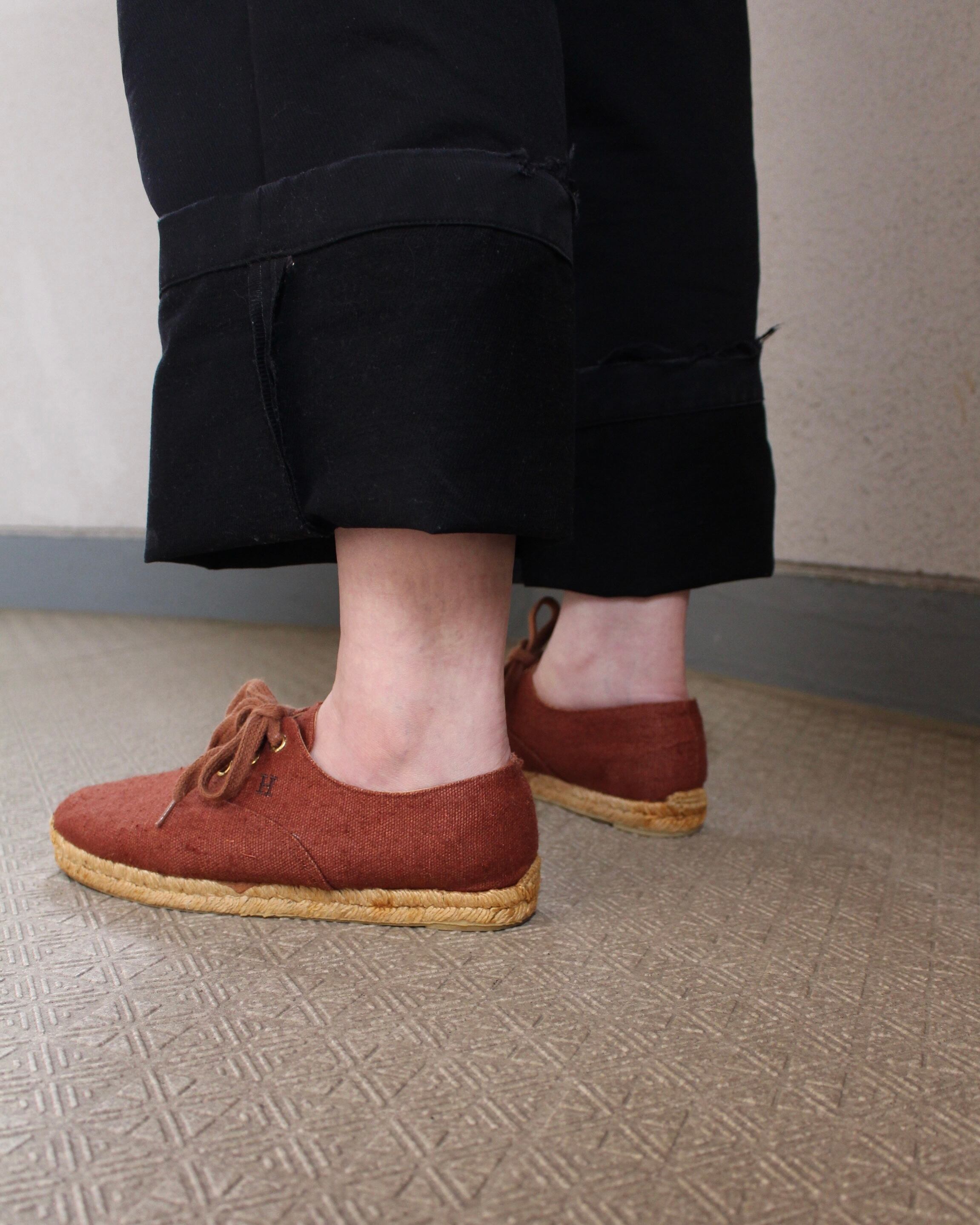 Hermes エスパドリーユ Famosa espadrille 直営店ラッピング Hermes エスパドリーユ Famosa espadrille 直営店ラッピング