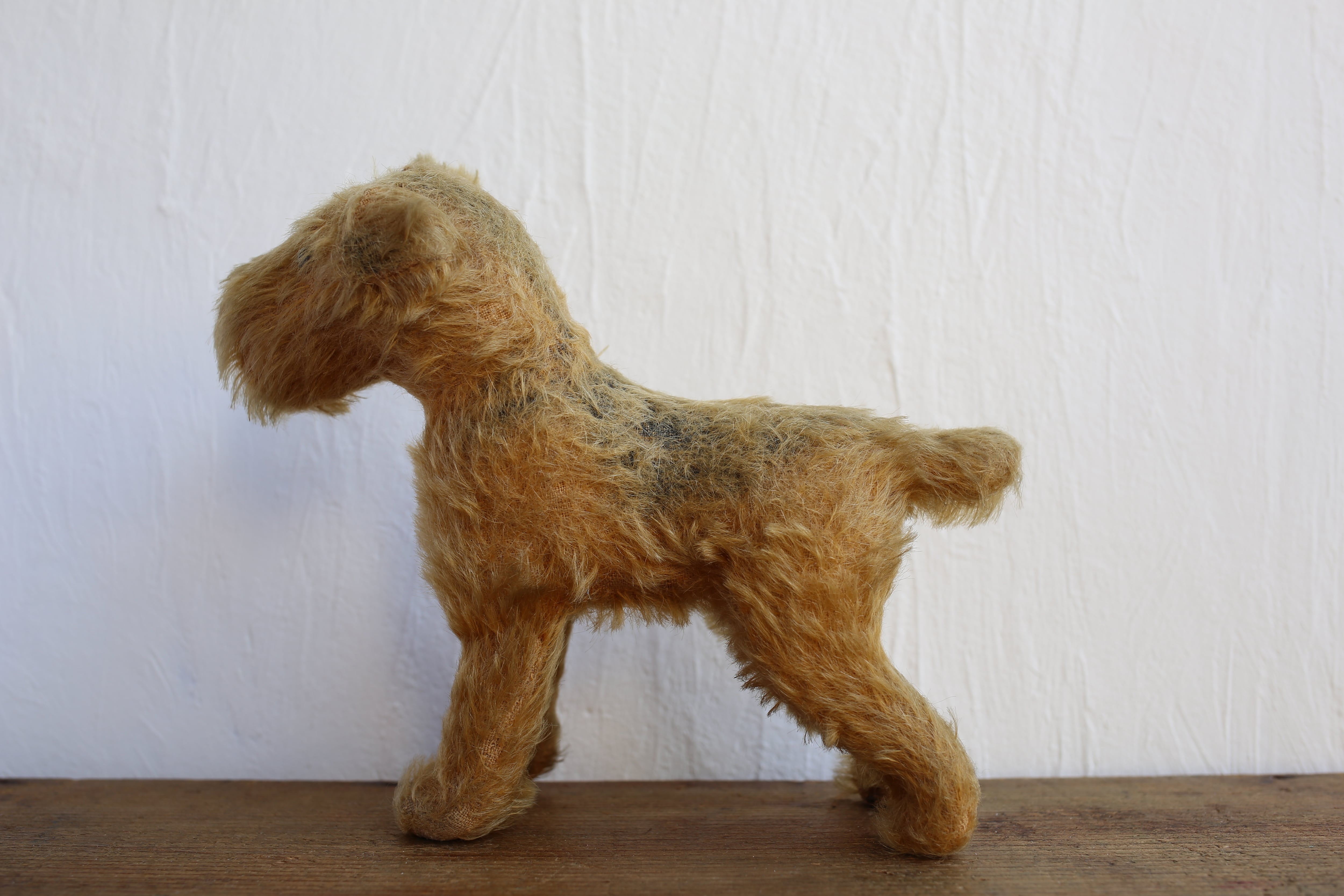 フランス アンティーク ヴィンテージ 犬のぬいぐるみ テリア