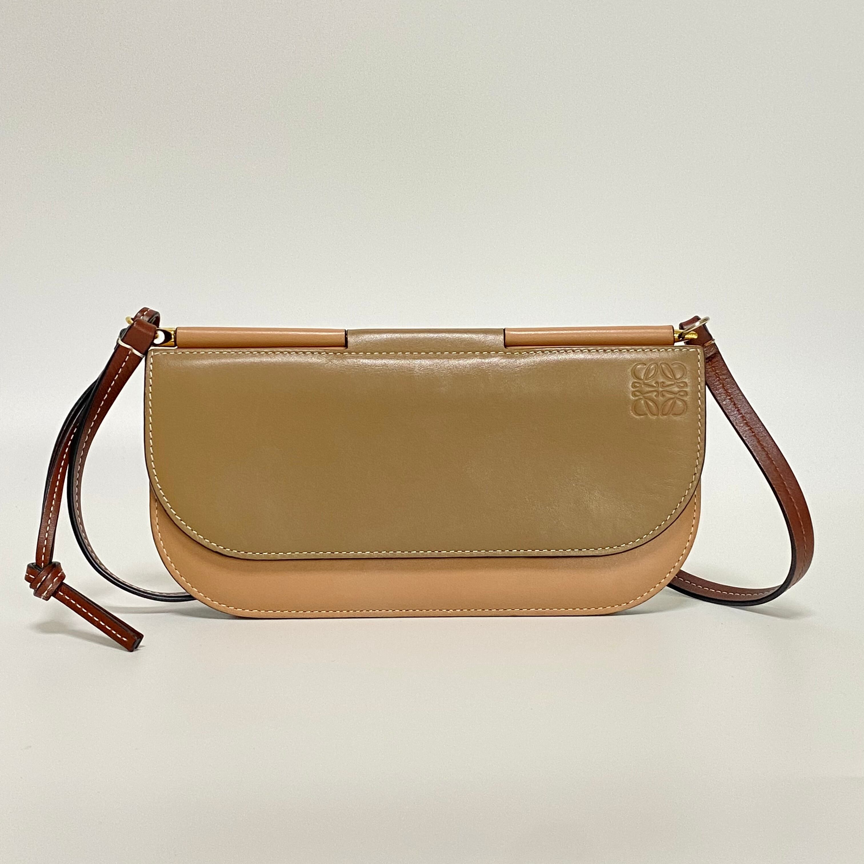 LOEWE ロエベ ゲートポシェット ショルダーバッグ バイカラー 8875