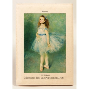 ルノワール（Renoir）の1874年に第1回印象派展出品　3点　スピーチバルーンのブックカバー
