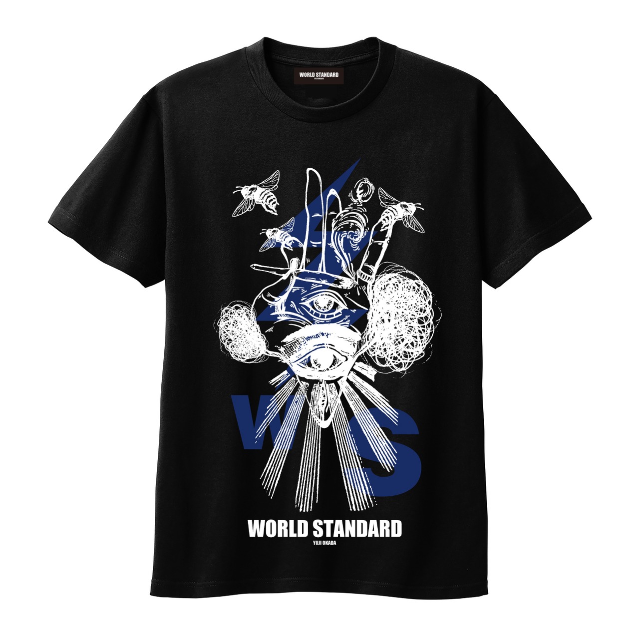 WORLD STANDARD/クルーネックプリントTシャツ/WSHT-089