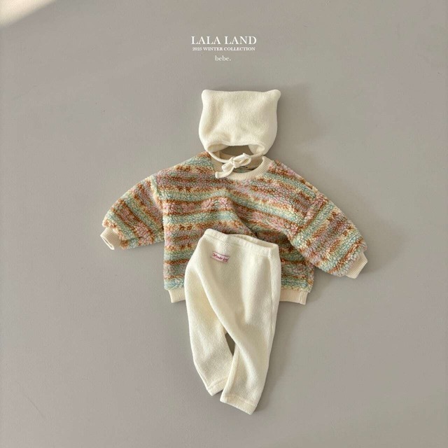 [即納]≪LALALAND≫Petite Cat Beanie ivory (baby) 5
