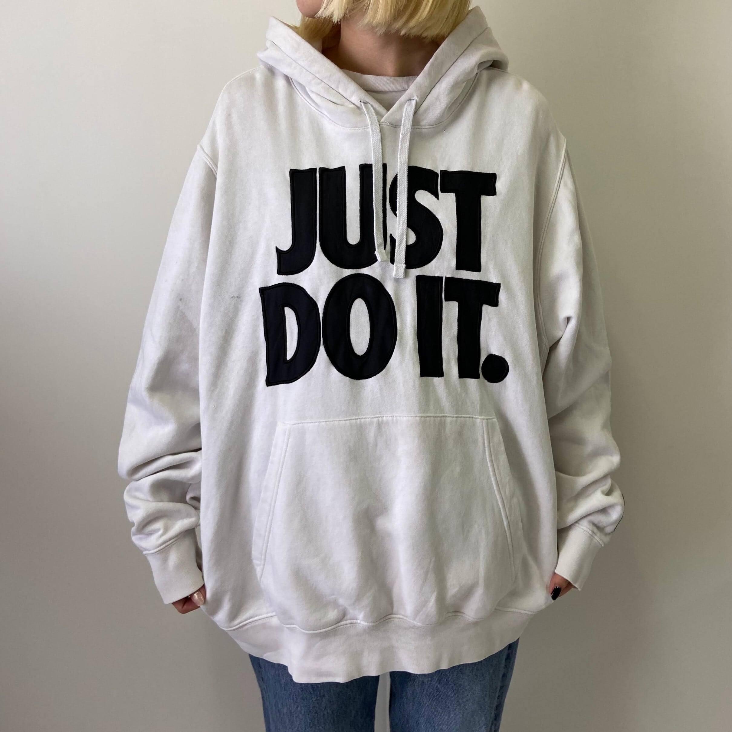 ナイキ(NIKE)☆JUST DO IT. スウェット パーカー グレー