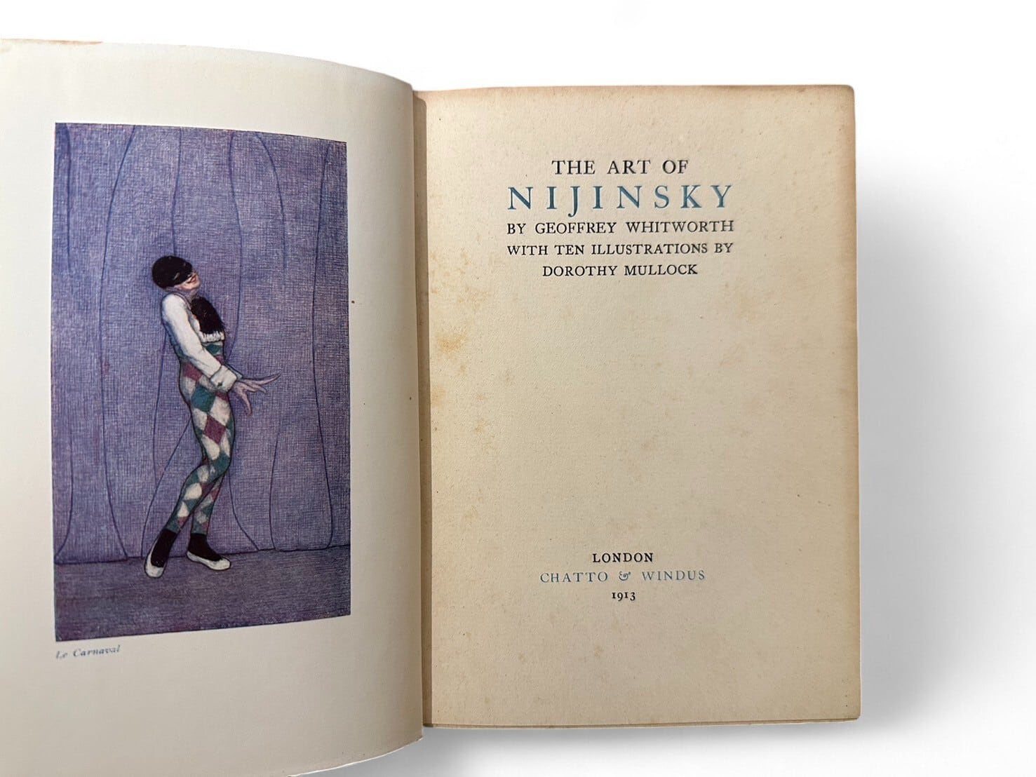 ST045】【FIRST EDITION】The Art Of Nijinsky: With Ten
