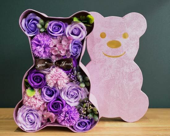 ソープフラワー ベアBOX | &flowery ｱﾝﾄﾞﾌﾗﾜﾘｰ