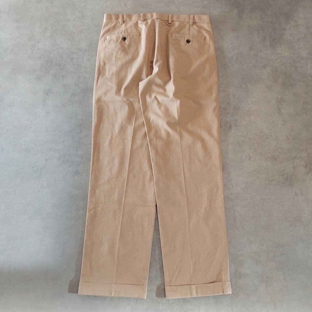 ブルックスブラザーズ W35 チノパン スラックス 古着 ベージュ