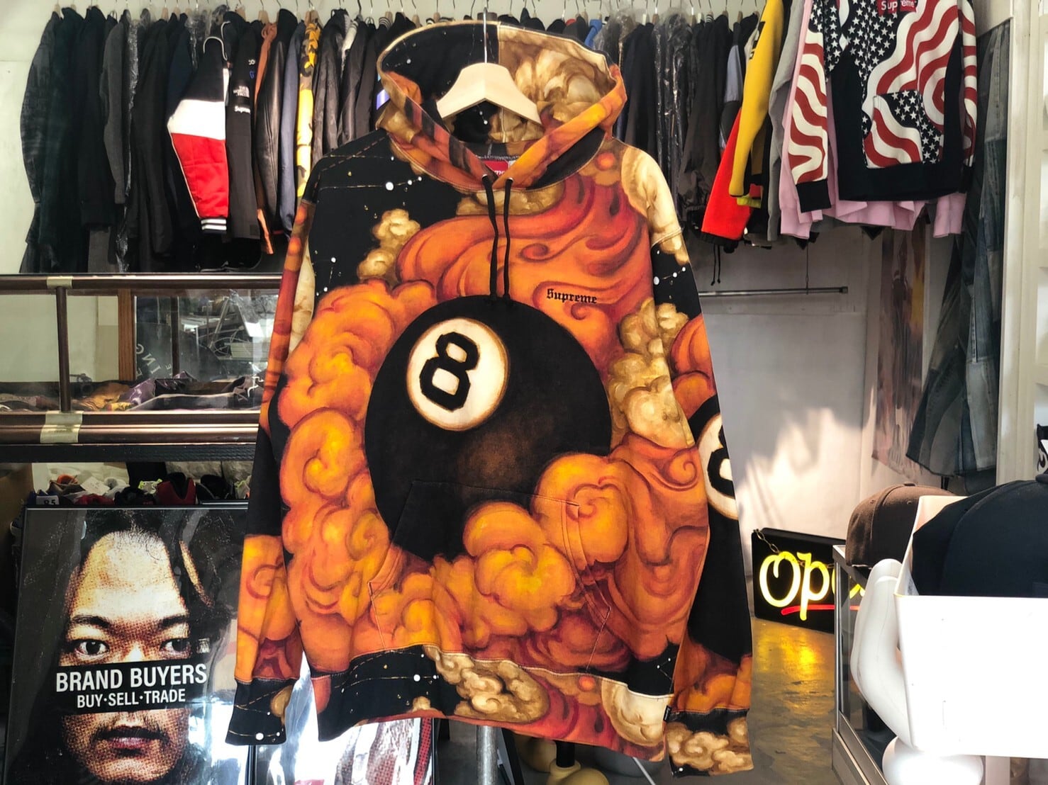 【XLサイズ】Supreme 8-Ball Hooded Sweatshirt