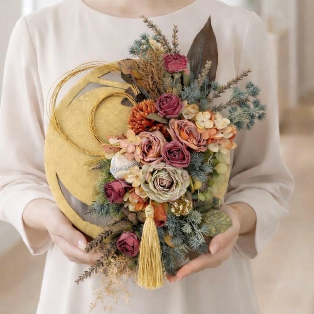 ドライスタイルしめ縄リース｜正月飾り 新年飾り 正月インテリア