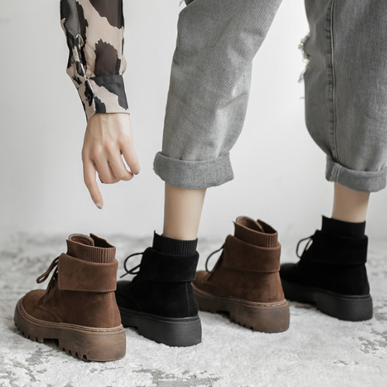 レースアップマーティンブーツ 2type W10250