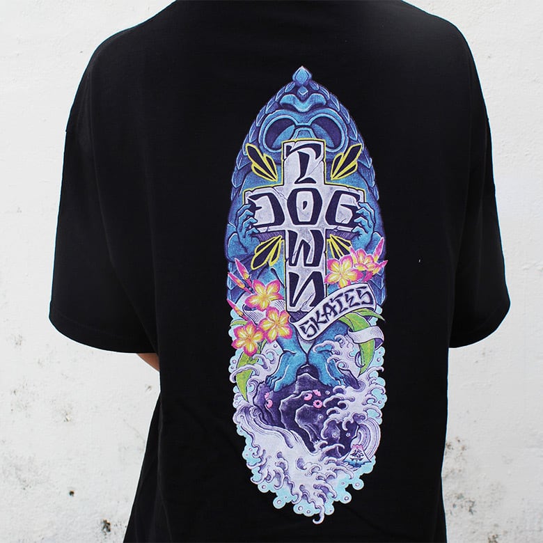 90s USA製 Dog Town ビンテージ Tシャツ ドッグタウン 墨黒 L 【公式通販】
