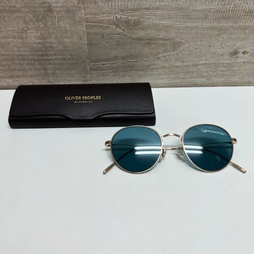 OLIVER PEOPLES オリバーピープルズ Altair サングラス ブルー系（画像参照）50⬜︎20 【中目黒B10】