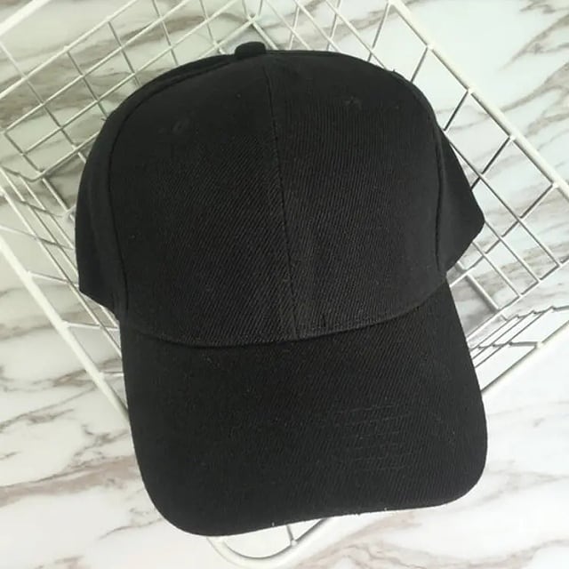 ブラック メッシュキャップ メンズ 帽子 CAP サイズ調節可 人気 男女兼用 通販