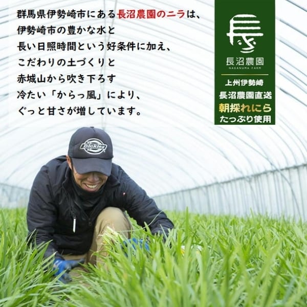 長沼農園】もっちり！にら餃子20個入 | 生餃子のお取り・寄せ通販