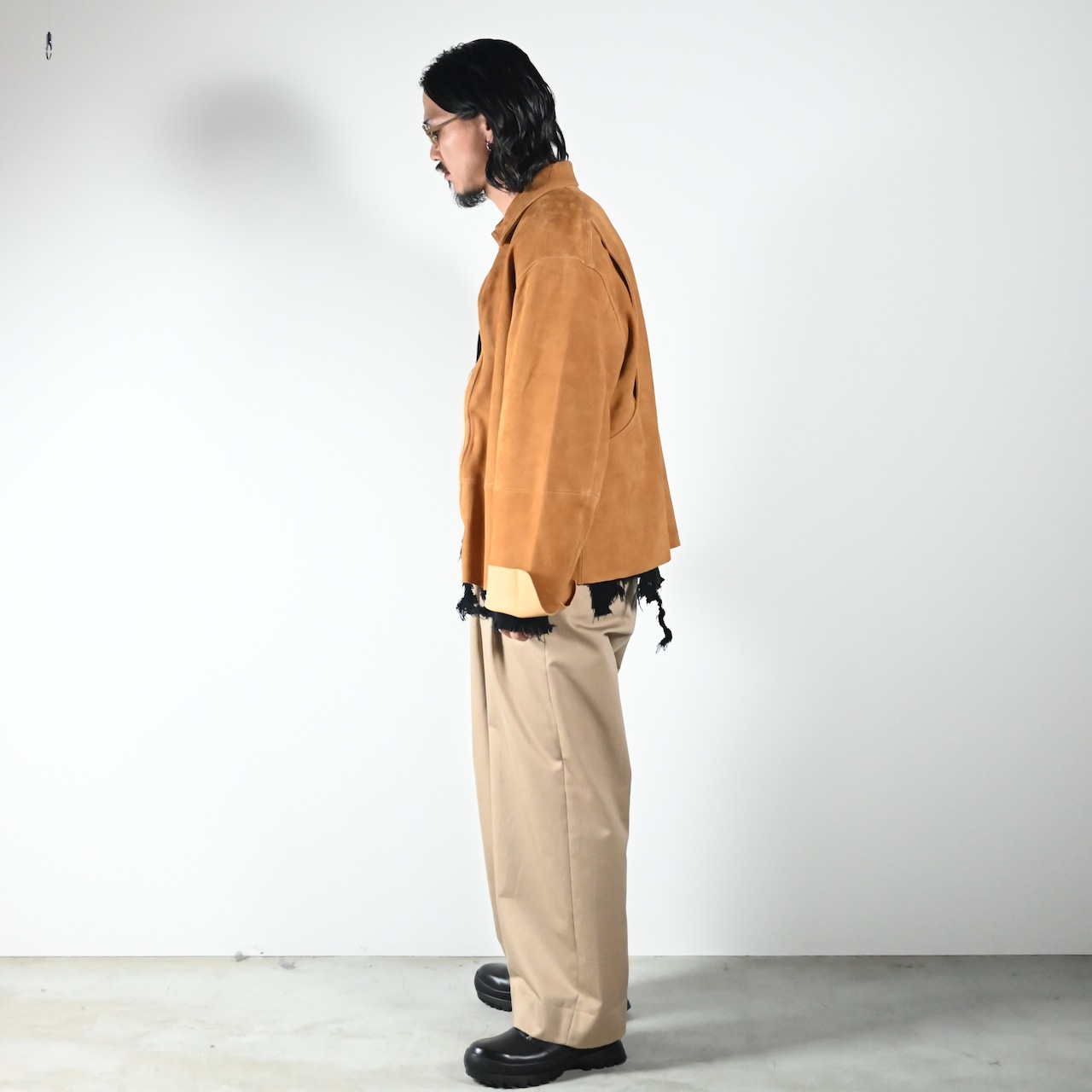 barbell object(バーベルオブジェクト)leather jktコーディネート