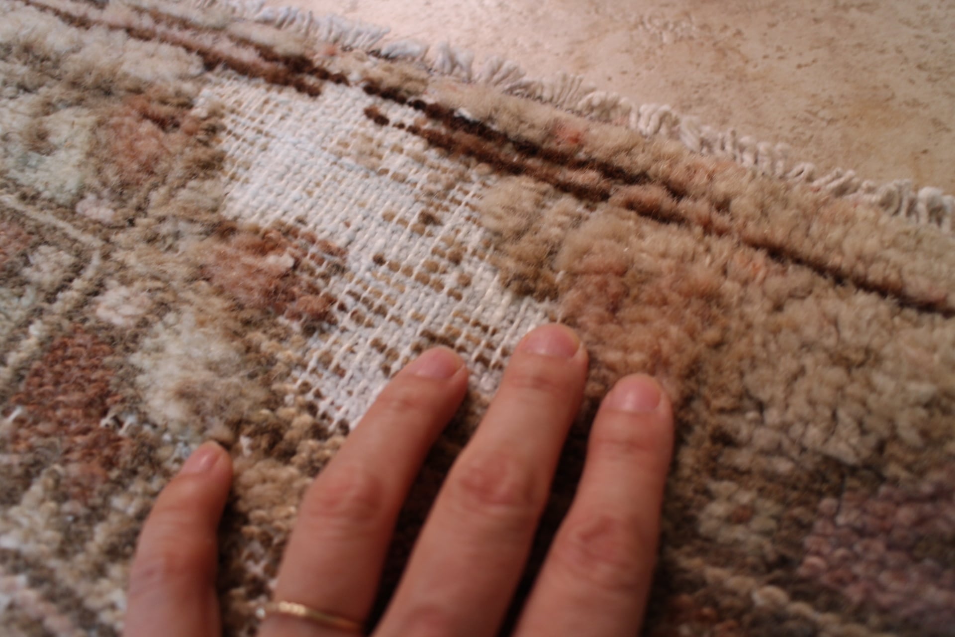 レア柄　ノスタルジック　カフェオレカラー　ヴィンテージ　トルコラグ レア柄 ノスタルジック カフェオレカラー ヴィンテージ トルコラグ