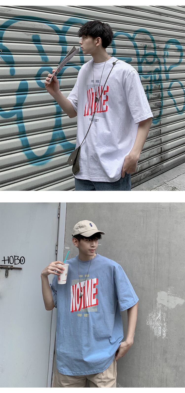 全3色 Tシャツ カットソー プリント カジュアル シンプル