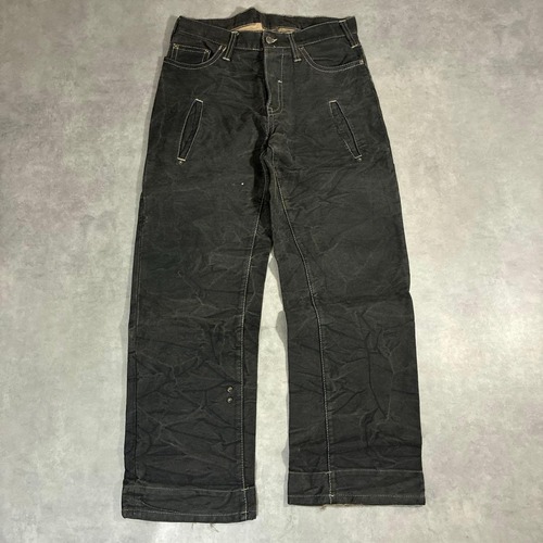 04AW NEIL BARRETT シワ加工 コットンパンツ