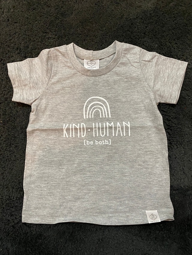 【即納】kind human Tシャツ(grey)