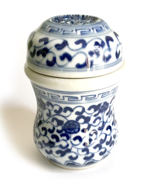 景徳鎮の葫蘆型養盆（虫缶）小サイズ