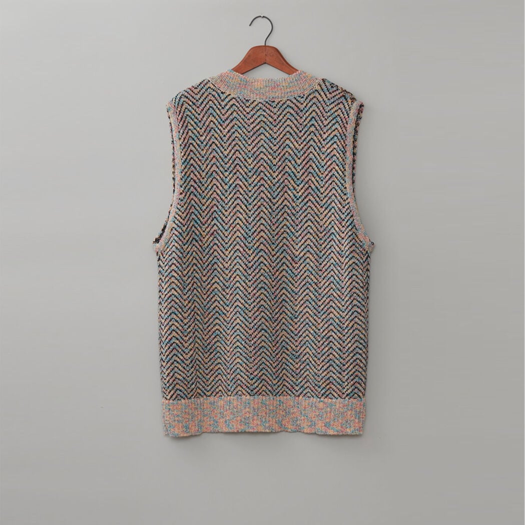 MASU CANDY LONG KNIT VEST (CANDY WHITE) MCFW-KN0321 | IAAAM ONLINE