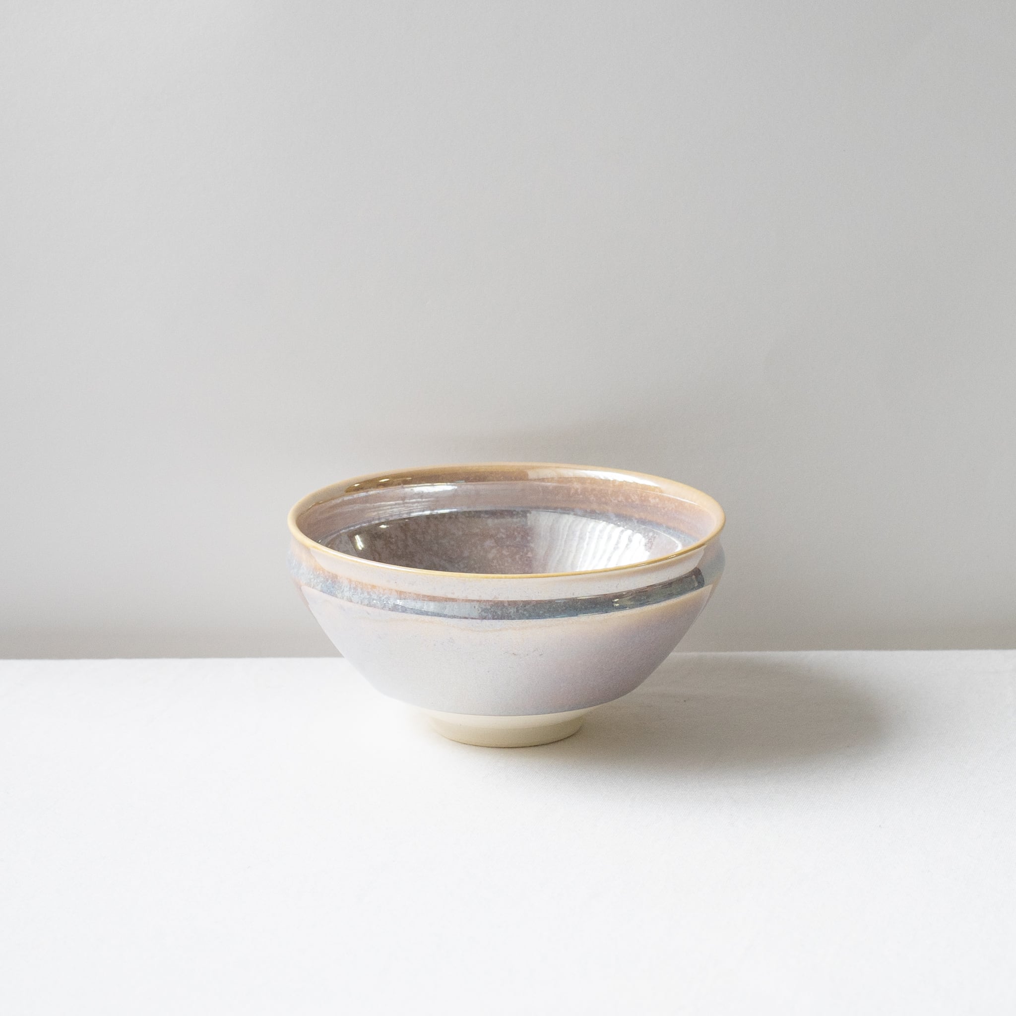 京型抹茶碗【パール】