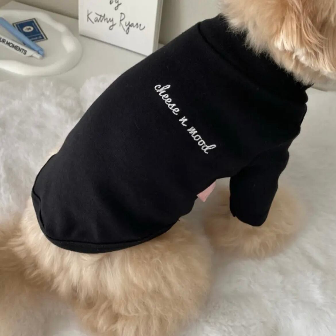 【cheese n mood】Logo turtleneck