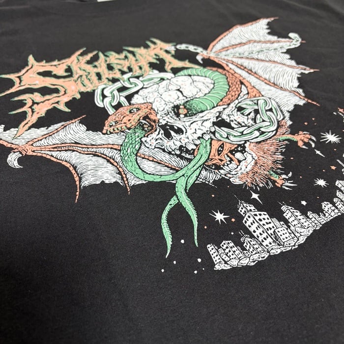 SKULLSHIT スカルシット「30TH “START FROM END” TEE」半袖Tシャツ