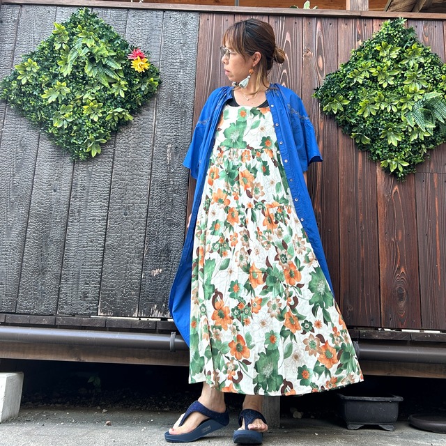 コットンティアードワンピースB