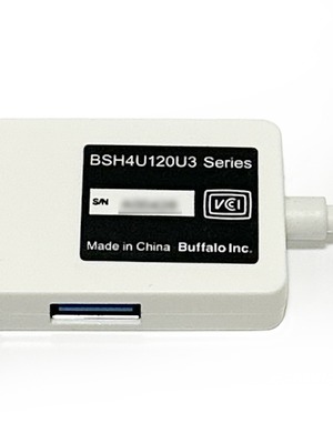 バッファロー USB 3.2/3.1/3.0 Type-Aバスパワーハブ 4ポートタイプ BSH4U120U3 動作確認済