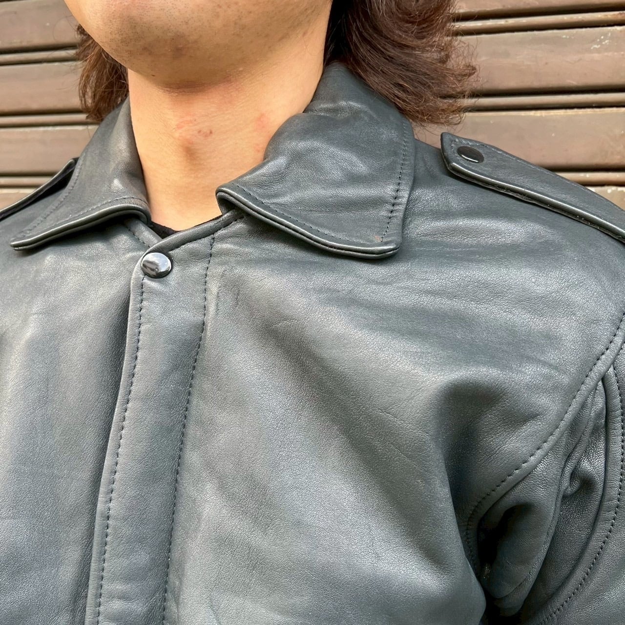 90s LUV+LEE COLLECTION A-2 フライトジャケット レザー