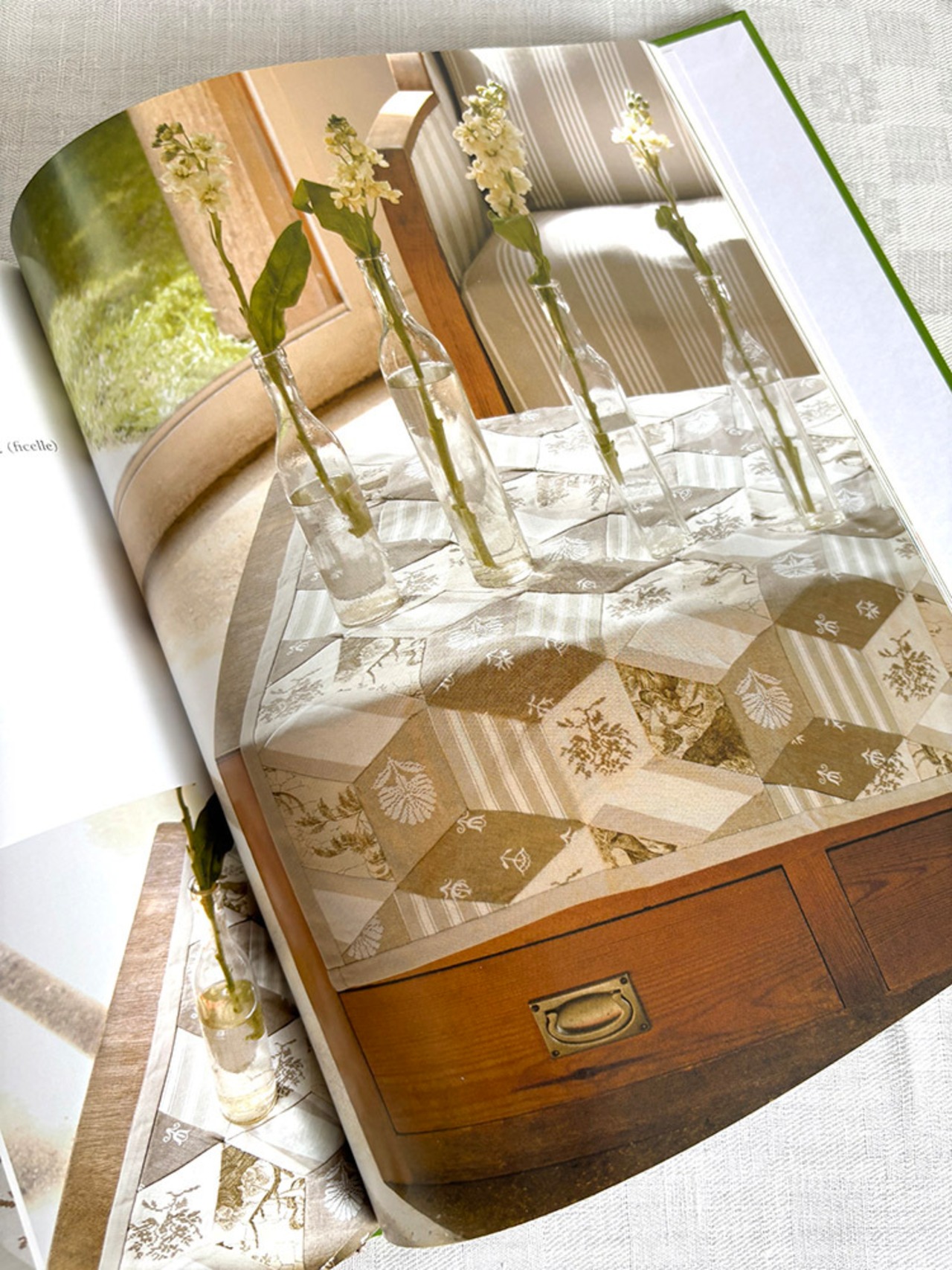 フランス古本　パッチワーク　刺繍　ABC　クロスステッチ　手芸本　12psea9-2　