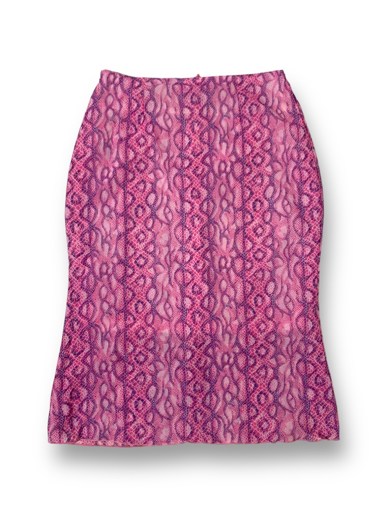 Python pattern tight skirt