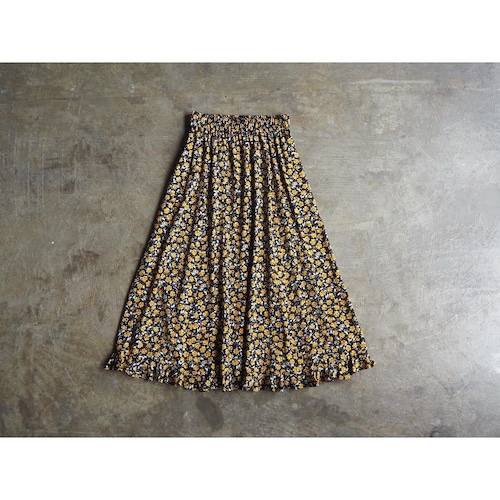 Shinzone(シンゾーン) 『DAISY SKIRT』Daisy Pattern Rayon Easy Skirt