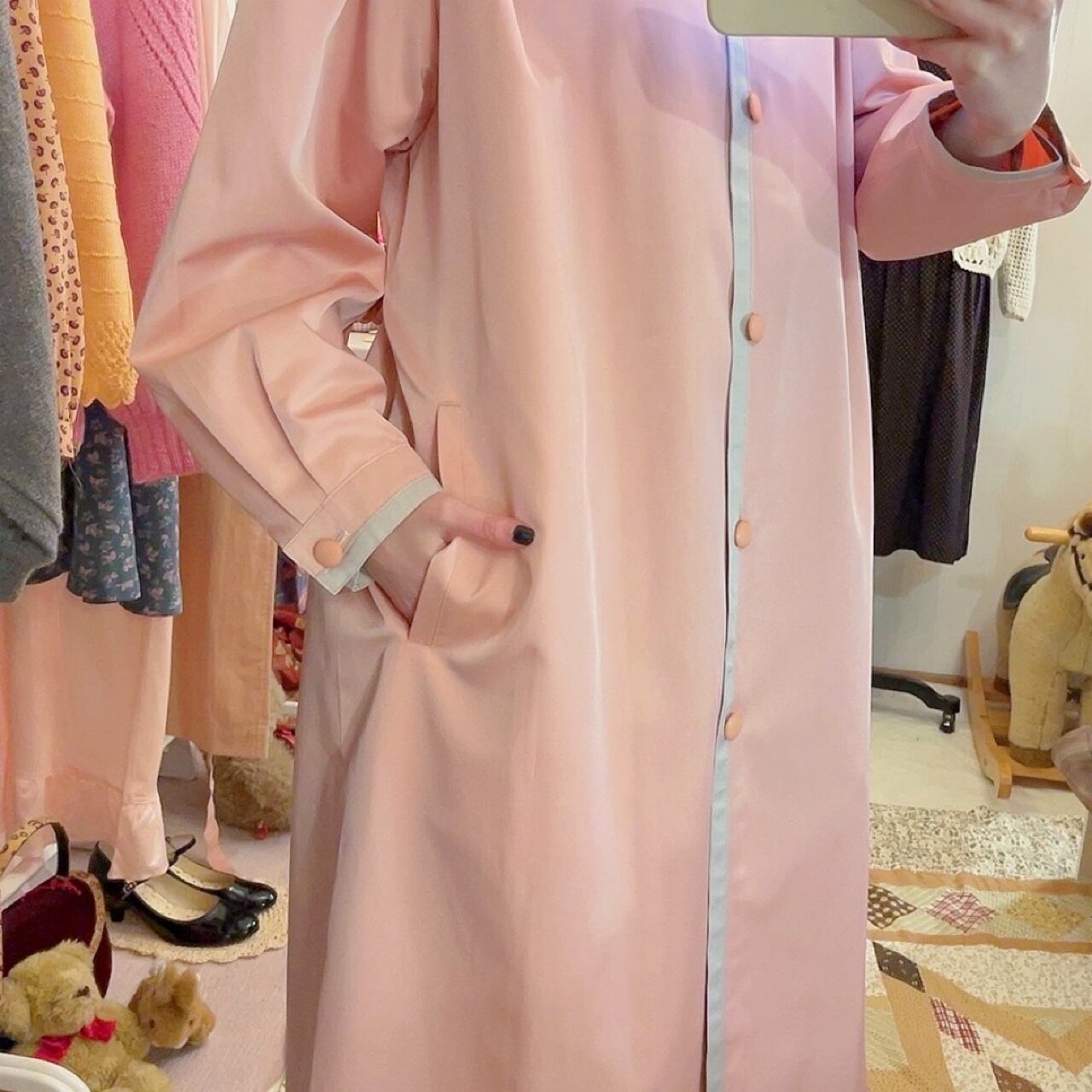 SANYO / blossom pink spring coat