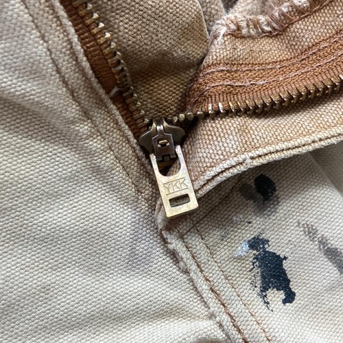 00s 襤褸 ブラウン ダブルニー Carhartt B130 31×32 詳細写真9