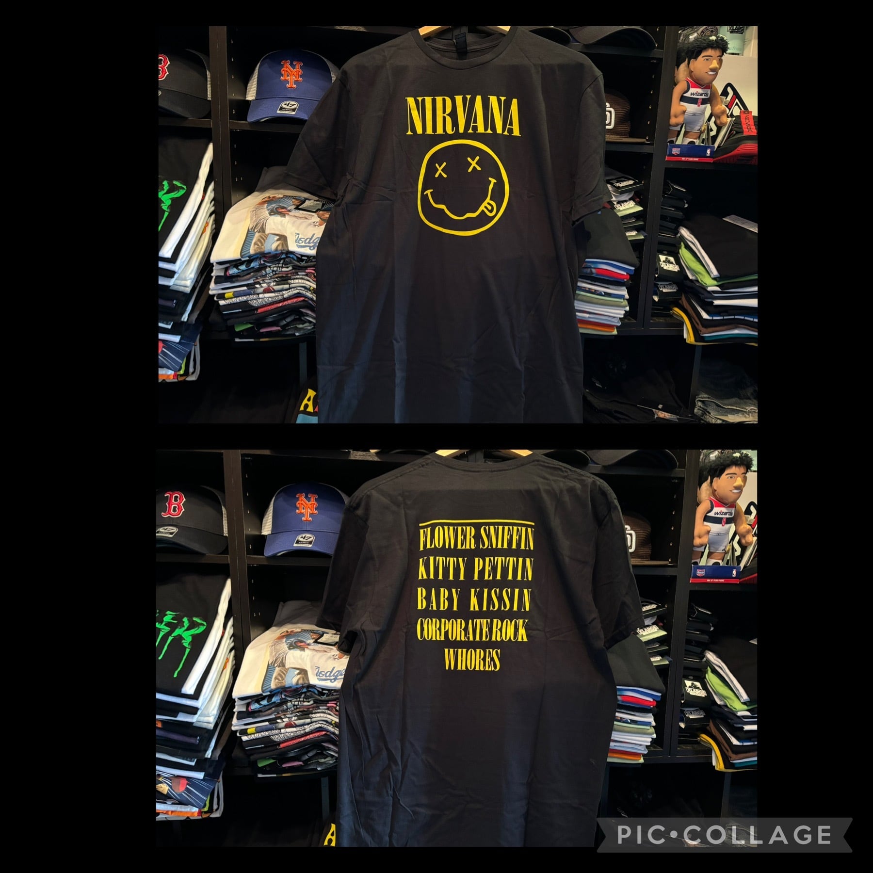 NIRVANA Flower Sniffin, Tシャツ | FANTASTIC