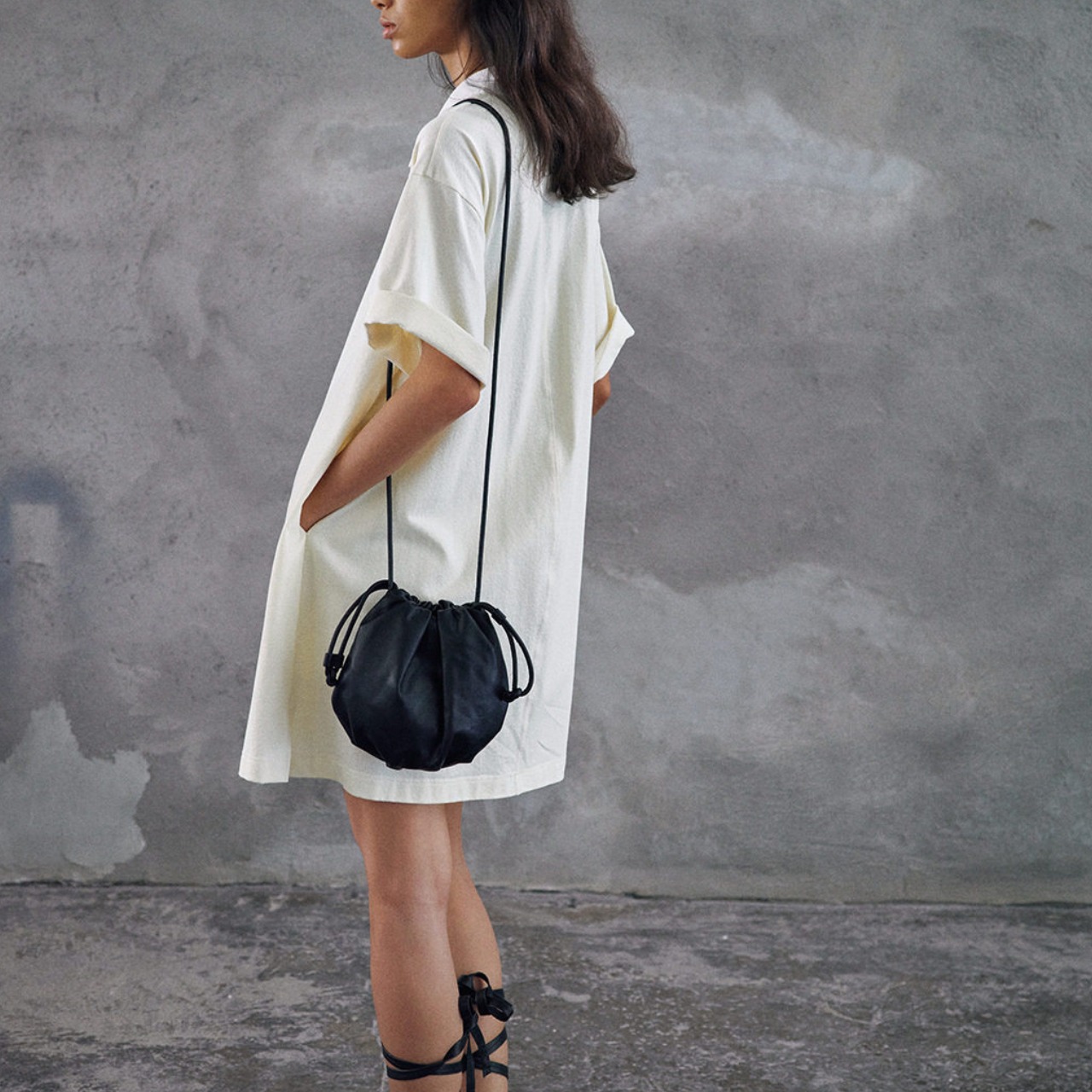 mini length shirt dress T4489