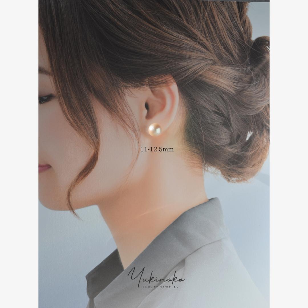 本真珠 エジソンパールピアス　大粒 13mm 無調色 桜紫 本真珠 エジソンパールピアス 大粒 13mm 無調色 桜紫