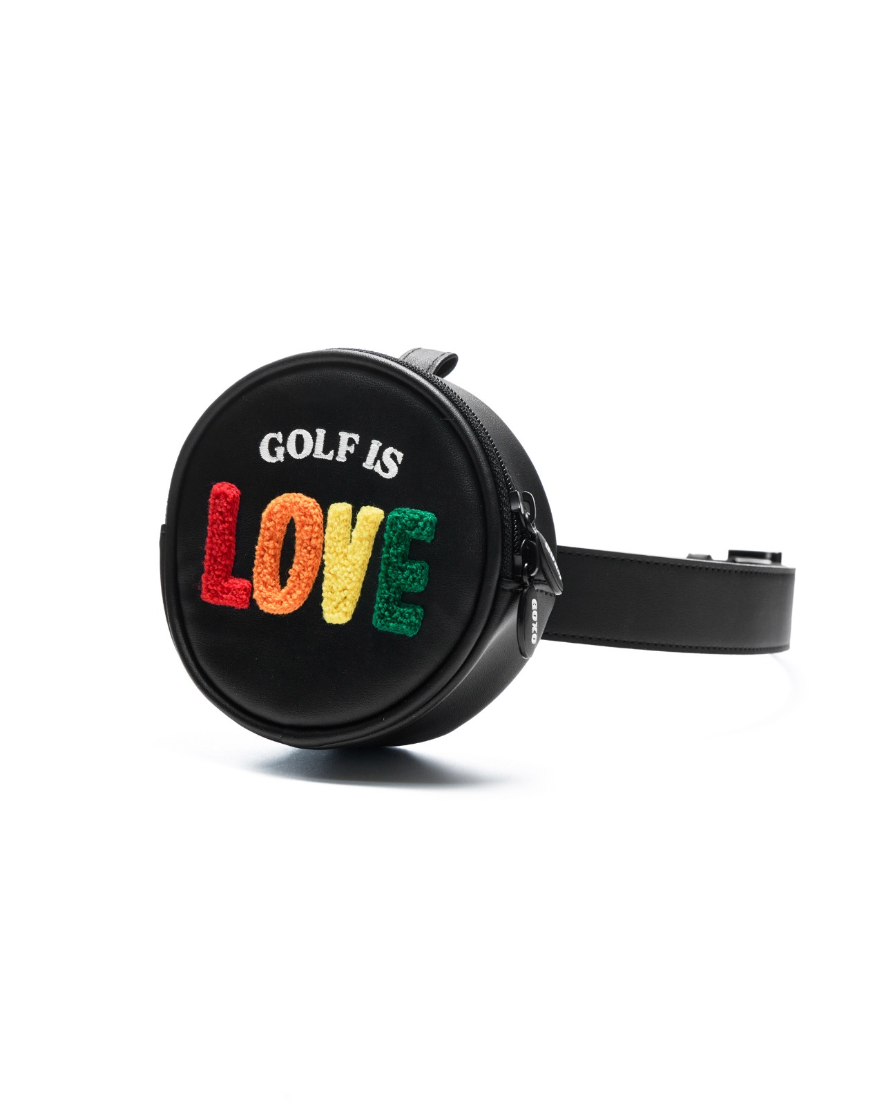 GOXO ゴーエックスオー ゴルフイズラブベルトバッグ ブラック