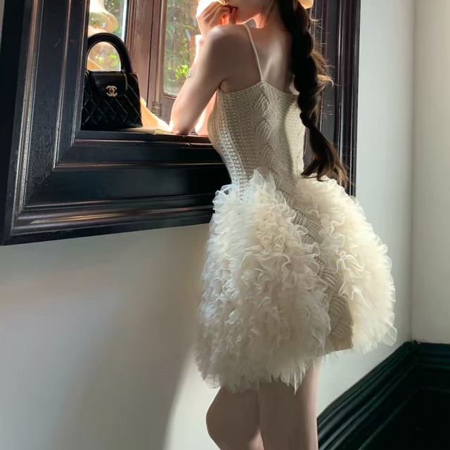 Tulle mini dress　2610262