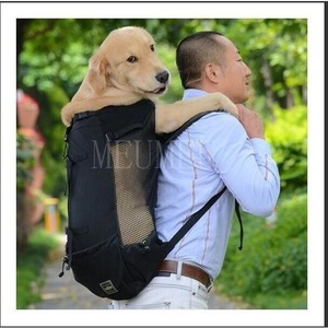 犬用キャリーバッグ、犬用リュック スリング 通気性 ペット 小型犬から大型犬まで 猫 調節可能 旅行用 バッグ 6177