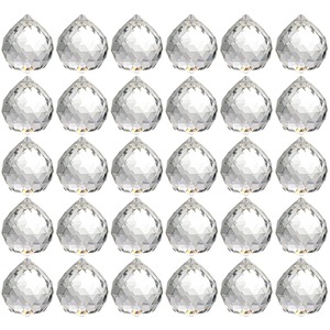 【新着特価】HAMILO K9 サンキャッチャー 透明ボール クリスタル 約15mm 30個セット
