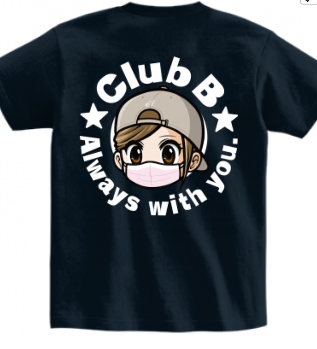 【ClubB】背中特大プリントTシャツ