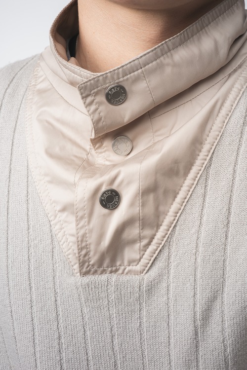 [00's] “HERMÈS”Wool Nylon Combination Pull Over（Designed by Véronique Nichanian ）