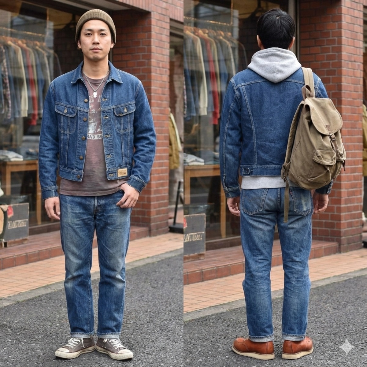 1980-1990年代】MADE IN USA LEE×GM×TEREX トリプルネーム RIDER220 G