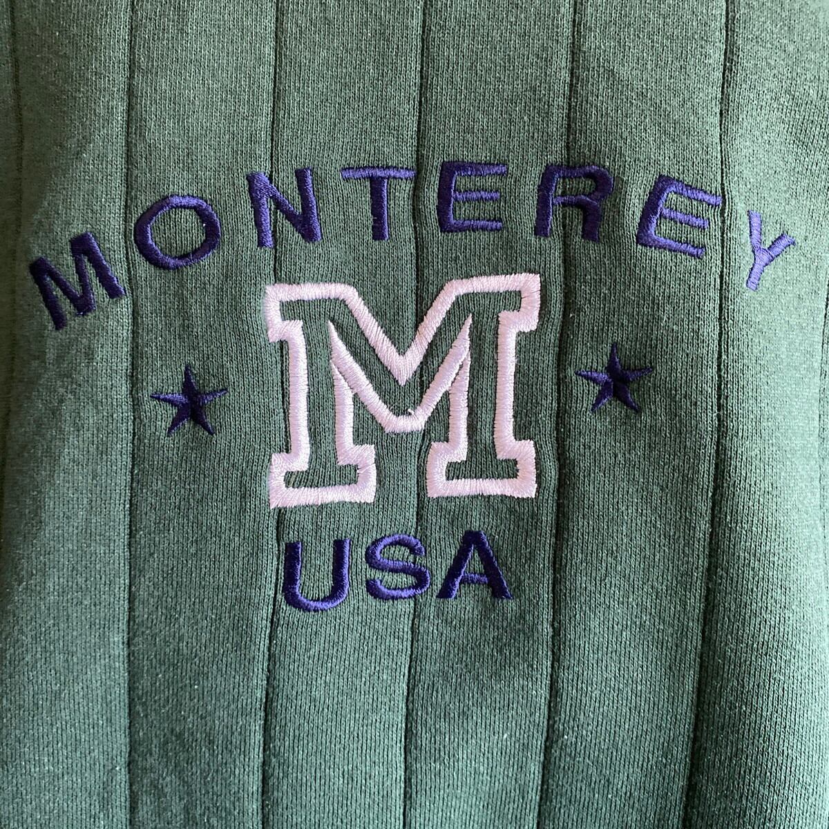 USA VINTAGEアメリカラッコ刺繍ジップアップフリースジャケット