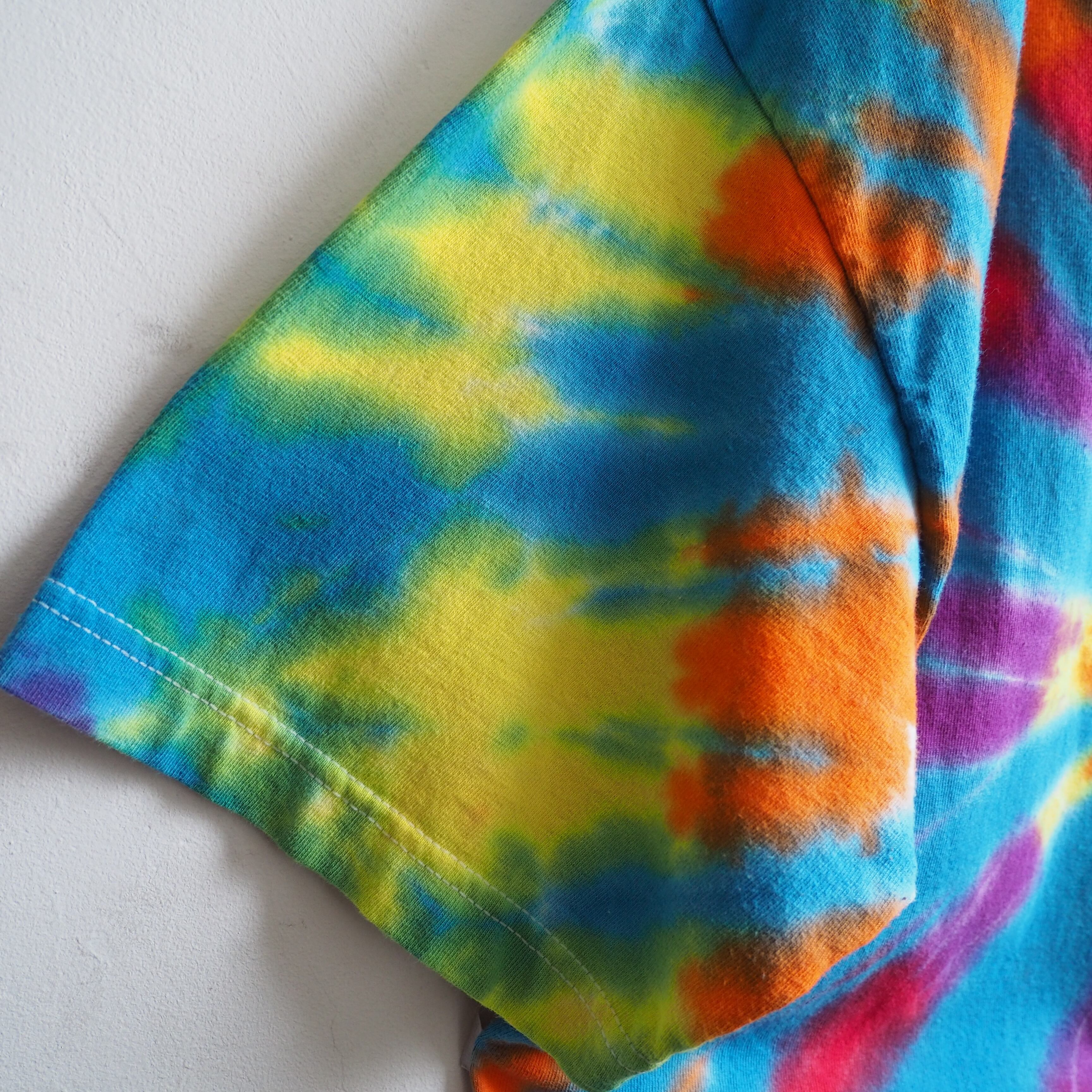 ” Sublime ” Sun and Waves Tie dye dyeing loose Tee